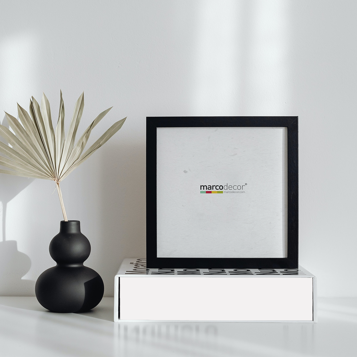 marco cuadrado negro moldura 3 cm-1